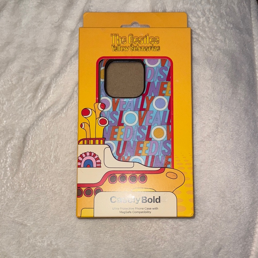 Casetify Beatles Yellow Submarine Bold Phone Case BRAND NEW